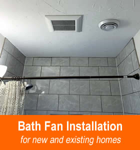 Bath Fan Installation Jefferson WI